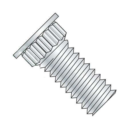 4-40 x 3/8 Broaching-Type Clinch Studs/Phosphor Bronze/Electro-Tin (Carton: 5,000 pcs)